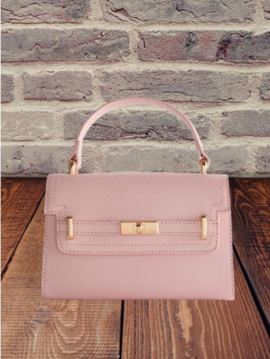 Primark Handbags - Pink Faux Leather Top-Handle Bag